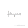 DB 25 pin Female Straight D-sub Connector